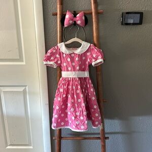 Handmade Minnie Mouse costume sz 4T